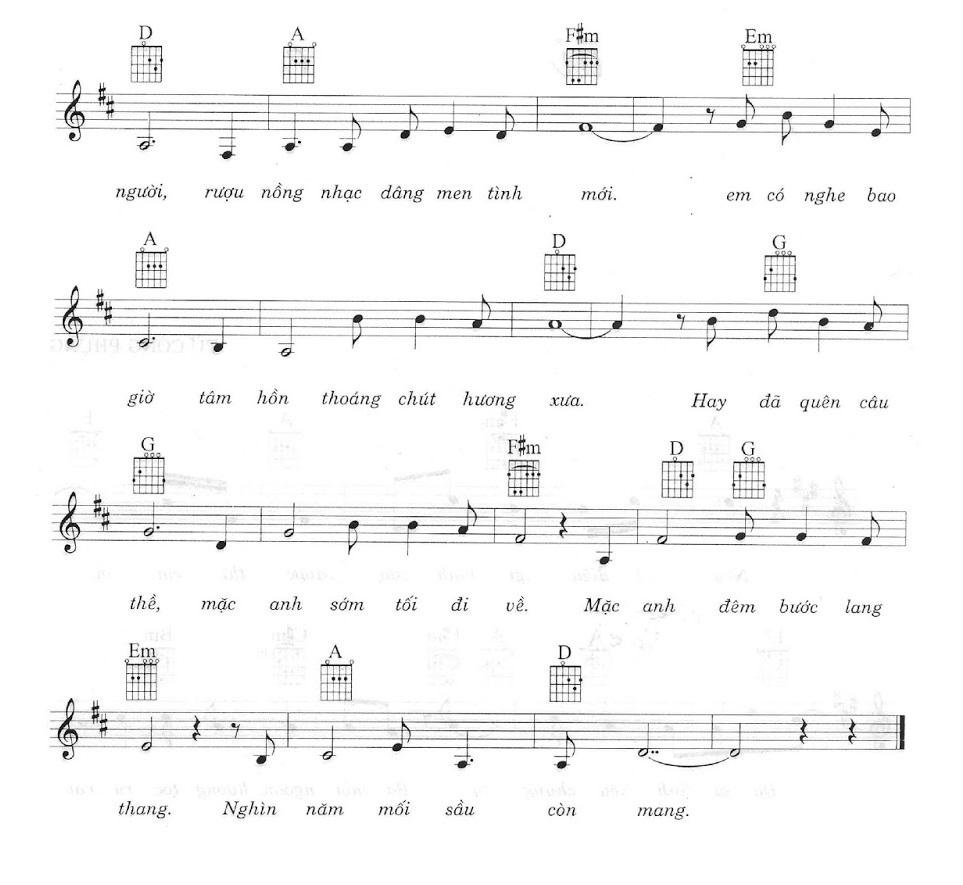 Sheet nhạc Mùa Xuân Không Còn Nữa 3